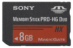Флеш-карта Memory Stick Pro-HG DUO HX High Speed 8Гб Sony , USB Adaptor ( MS-HX8G )