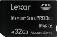 Флеш-карта Memory Stick Pro Duo 32Гб Lexar Mark2 MG Platinum II ( LMSPD32GBCAS )