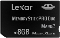 Флеш-карта Memory Stick Pro Duo 8Гб Lexar Mark2 MG Platinum II ( LMSDP8GBBCAS )