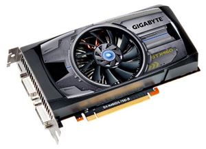 Видеокарта PCI-E nVidia GeForce GTX 460 0768Mb Gigabyte , DDR5 ( GV-N460D5-768I-B ) Retail