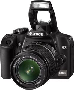 Зеркальный фотоаппарат Canon EOS 1000D Body черный ( 2766B001 )