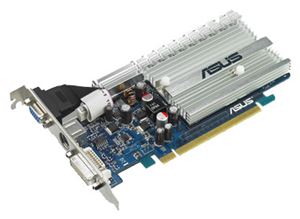 Видеокарта PCI-E nVidia GeForce 8400 GS 256Mb ASUS , DDR2 ( EN8400GS SILENT/HTP/256M ) Retail
