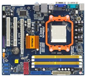 Материнская плата mATX NVIDIA GeForce 7025 ASROCK Socket AM2 DDR3/DDR2 ( N68C-GS UCC ) Retail
