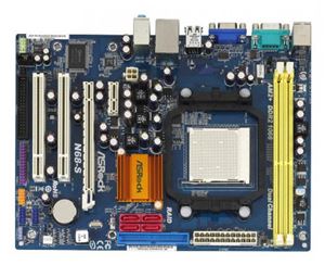 Материнская плата mATX NVIDIA GeForce 7025 ASROCK Socket AM2 DDR2 ( N68-S ) Retail