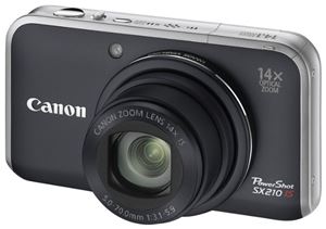 Фотоаппарат Canon PowerShot SX210 IS черный ( 4246B002 )