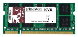 Модуль памяти SO-DIMM DDR2 800MHz 1Gb Kingston ValueRAM ( KVR800D2S6/1G ) Retail