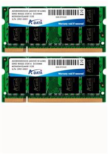 Модуль памяти DDR2 800MHz 2Gb (2x1Gb) A-Data , (  ) OEM