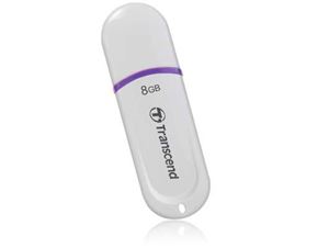 Флеш-диск USB 8Гб Transcend Jetflash 330 ( TS8GJF330 ) белый/фиолетовый
