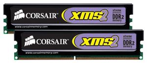 Модуль памяти DDR2 1066MHz 4Gb (2x2Gb) Corsair XMS2 ( TWIN2X4096-8500C5 ) Retail