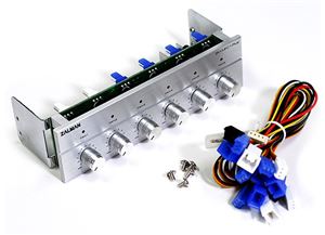 Контроллер вентиляторов 6-канальный Zalman ZM-MFC1 plus ( ZM-MFC1PL SL ) серебряный