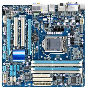 Материнская плата mATX iH55 Gigabyte LGA 1156 ( GA-H55M-USB3 ) Retail