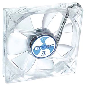 Вентилятор 120мм Antec TriCool 3 скорости, 3pin, 4pin ( TriCool B-Led 120 ) Blue LED