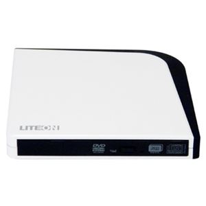 Оптический привод USB DVD-RW LITE-ON , белый ( eSAU108-1044 ) Retail