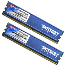 Модуль памяти DDR2 800MHz 4Gb (2x2Gb) Patriot , (  ) Retail