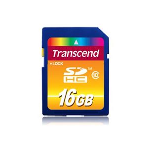 Флеш-карта SDHC 16Гб Transcend , Class 10 ( TS16GSDHC10 )