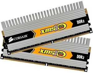 Модуль памяти DDR2 800MHz 2Gb (2x1Gb) Corsair XMS2 DHX ( TWIN2X2048-6400C5DHX ) Retail
