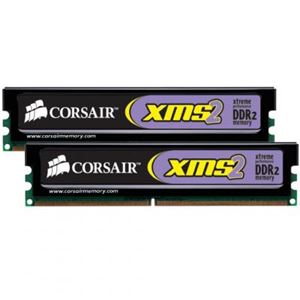 Модуль памяти DDR2 800MHz 2Gb (2x1Gb) Corsair XMS2 ( TWIN2X2048-6400C4 ) Retail