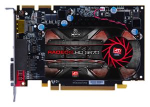 Видеокарта PCI-E ATI Radeon HD 5670 1024Mb XFX , DDR5 ( HD-567X-ZNF3 ) Retail