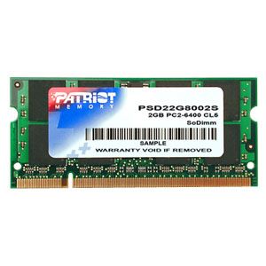Модуль памяти SO-DIMM DDR2 800MHz 2Gb Patriot , (  ) Retail