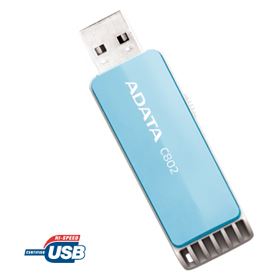 Флеш-диск USB 4Гб A-Data C802 Classic ( AC802-4G-RBL ) голубой