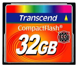 Флеш-карта Compact Flash 32Гб Transcend 133x ( TS32GCF133 )