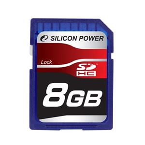 Флеш-карта SDHC 8Гб Silicon Power , Class 6 ( SP008GbSDH006V10 )