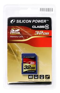 Флеш-карта SDHC 32Гб Silicon Power , Class 10 ( SP032GbSDH010V10 )