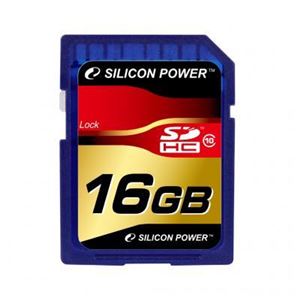 Флеш-карта SDHC 16Гб Silicon Power , Class 10 ( SP016GbSDH010V10 )