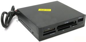 Ридер карт памяти внутренний HighPaq , 63-in-1 чёрный ( CR-Q004 ) OEM