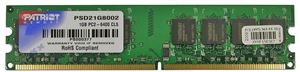 Модуль памяти DDR2 800MHz 1Gb Patriot , (  ) Retail