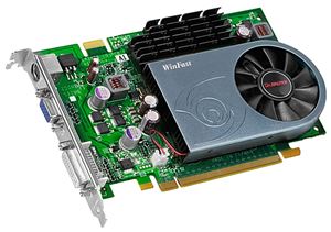 Видеокарта PCI-E nVidia GeForce 9500 GT 0512Mb Leadtek , DDR2 ( PX9500GT 512 DDR2 Fan ) Retail