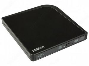 Оптический привод USB DVD-RW LITE-ON , черный ( eSAU208-114 ) Retail
