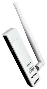 Беспроводной адаптер Wi-Fi USB 802.11n 150 Мбит/с TP-Link , ( TL-WN722N ) Retail