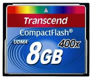 Флеш-карта Compact Flash 8Гб Transcend 400x ( TS8GCF400 )