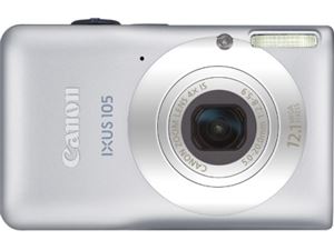 Фотоаппарат Canon Digital IXUS 105 серебристый ( 4219B006 )
