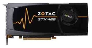 Видеокарта PCI-E nVidia GeForce GTX 465 1024Mb Zotac , DDR5 (256bit) 607/3206 ( ZT-40301-10P ) Retail