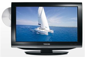 Телевизор ЖК 26" Toshiba 26DV703R + DVD плеер