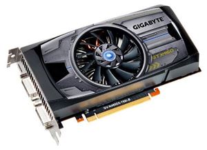 Видеокарта PCI-E nVidia GeForce GTX 460 0768Mb Gigabyte , DDR5 ( GV-N460D5-768I-B ) Retail