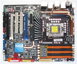 Материнская плата ATX iX58 ASUS LGA 1366 DDR3 ( P6T DELUXE V2 ) Retail