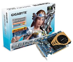 Видеокарта PCI-E nVidia GeForce 9400 GT 1024Mb Gigabyte , DDR2 ( GV-N94TOC-1GI ) Retail