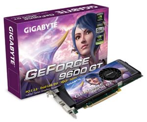 Видеокарта PCI-E nVidia GeForce 9600 GT 0512Mb Gigabyte , DDR3 ( GV-N96TGR-512I ) Retail