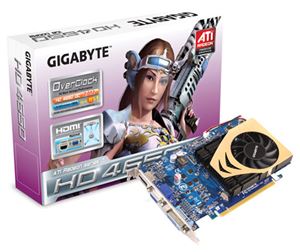 Видеокарта PCI-E ATI Radeon HD 4650 1024Mb Gigabyte , DDR2 ( GV-R465OC-1GI ) Retail