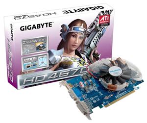 Видеокарта PCI-E ATI Radeon HD 4670 1024Mb Gigabyte , DDR3 ( GV-R467ZL-1GI ) Retail