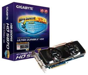 Видеокарта PCI-E ATI Radeon HD 5870 1024Mb Gigabyte , DDR5 ( GV-R587D5-1GD-B ) Retail