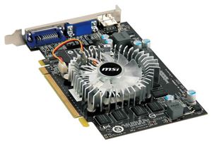 Видеокарта PCI-E nVidia GeForce GT 220 0512Mb MSI , DDR2 ( N220GT-MD512 ) Retail