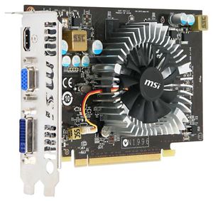 Видеокарта PCI-E nVidia GeForce GT 240 0512Mb MSI , DDR5 ( N240GT-MD512-OC/D5 ) Retail