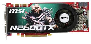 Видеокарта PCI-E nVidia GeForce GTX 260 0896Mb MSI , DDR3 ( N260GTX T2D896 OC-ECONOMI ) Retail