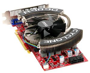 Видеокарта PCI-E ATI Radeon HD 4890 1024Mb MSI , DDR5 ( R4890 CYCLONE OC ) Retail