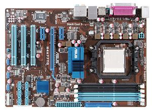 Материнская плата ATX AMD 770 ASUS Socket AM3 DDR3 ( M4A77TD ) Retail