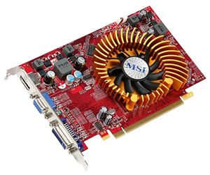 Видеокарта PCI-E ATI Radeon HD 4650 1024Mb MSI , DDR2 ( R4650-MD1G ) Retail